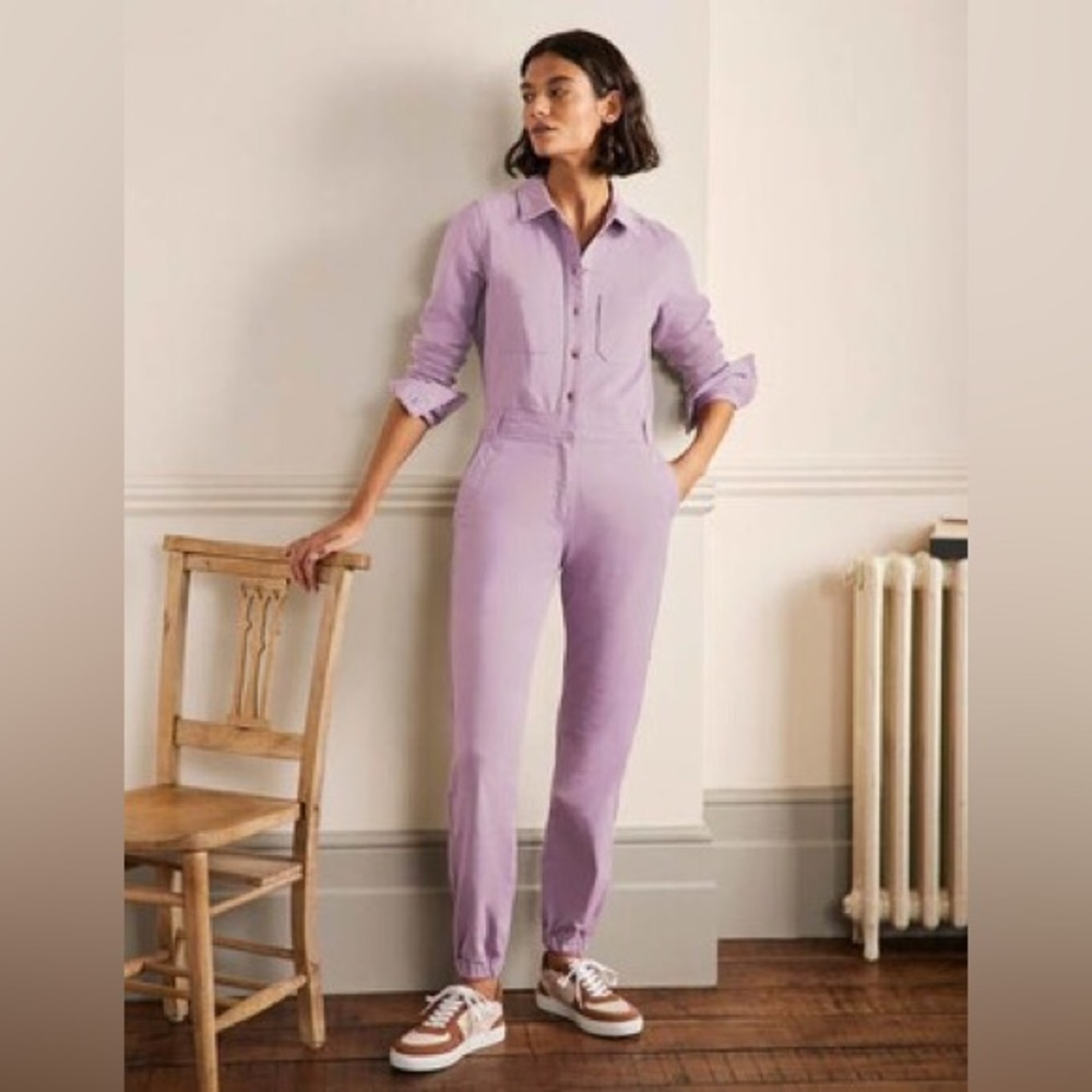 Carly Cotton Jumpsuit from Boden